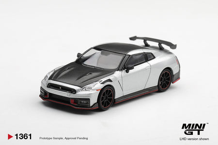 (Pre-order) Mini GT #1361 Nissan GT-R R35 NISMO 2024 Silver Metallic RHD Model