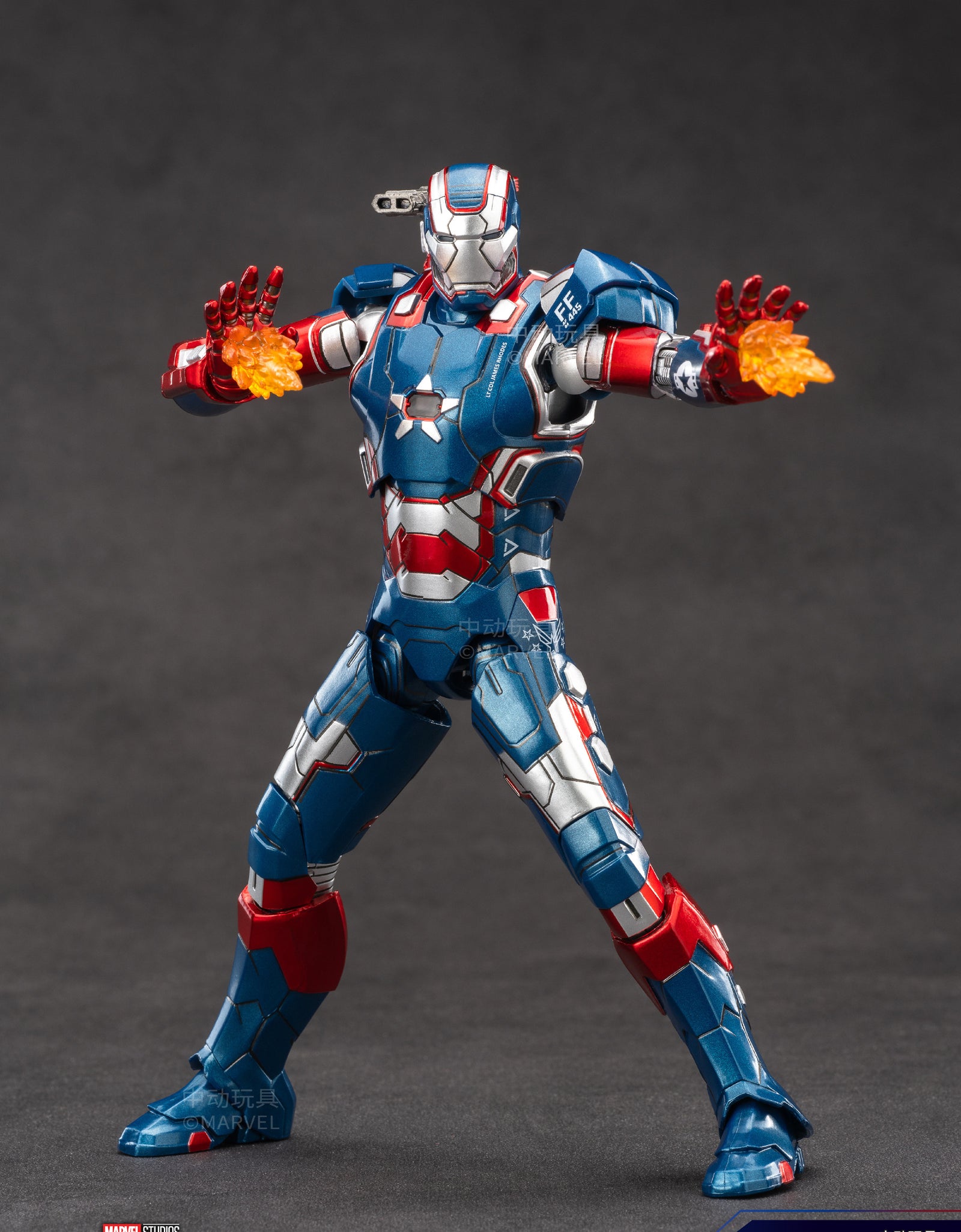 ZD Toys Marvel Avengers 1/10 Iron Patriot Action Figure