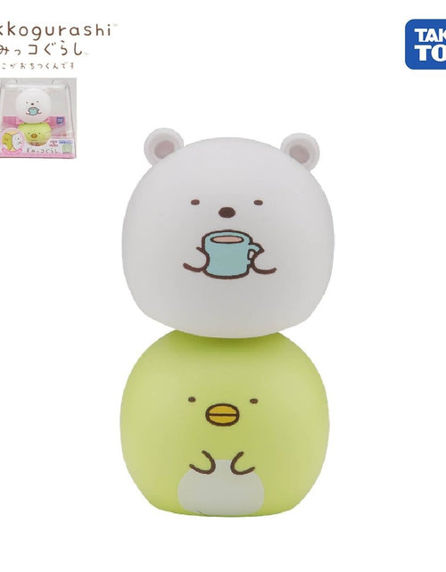 Load image into Gallery viewer, Takara Tomy Sumikko Gurashi Solar Swing Sumikko Gurashi Shirokuma &amp; Penguin
