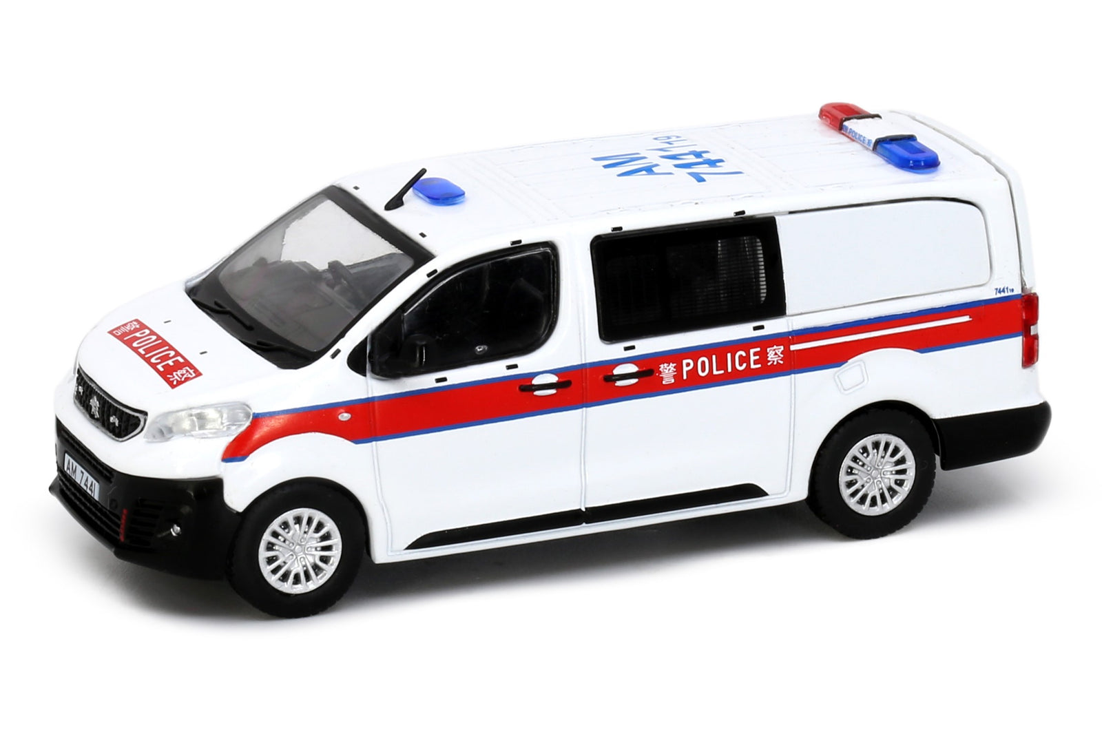 Tiny City 71 Die-cast Model Car - 1:64 Peugeot Expert Police (AM7441)