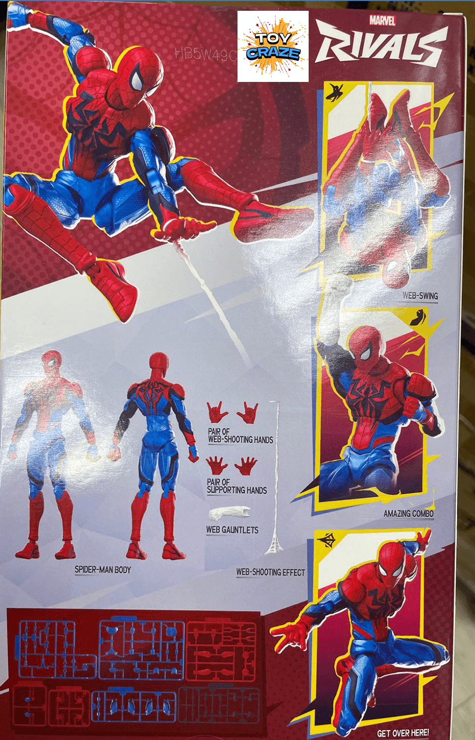 Blokees Marvel Rivals Champion Class Spider-Man Model Kit 1:12 Scale Figure