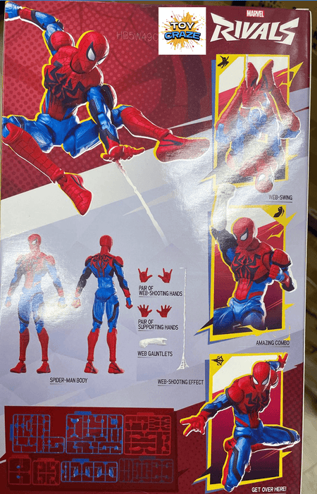 Blokees Marvel Rivals Champion Class Spider-Man Model Kit 1:12 Scale Figure
