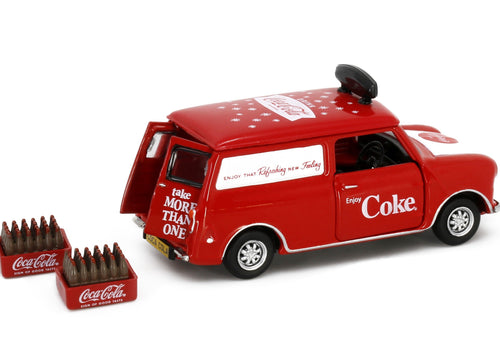 Load image into Gallery viewer, Tiny City Die-cast Model Car - Morris Mini Coca-Cola
