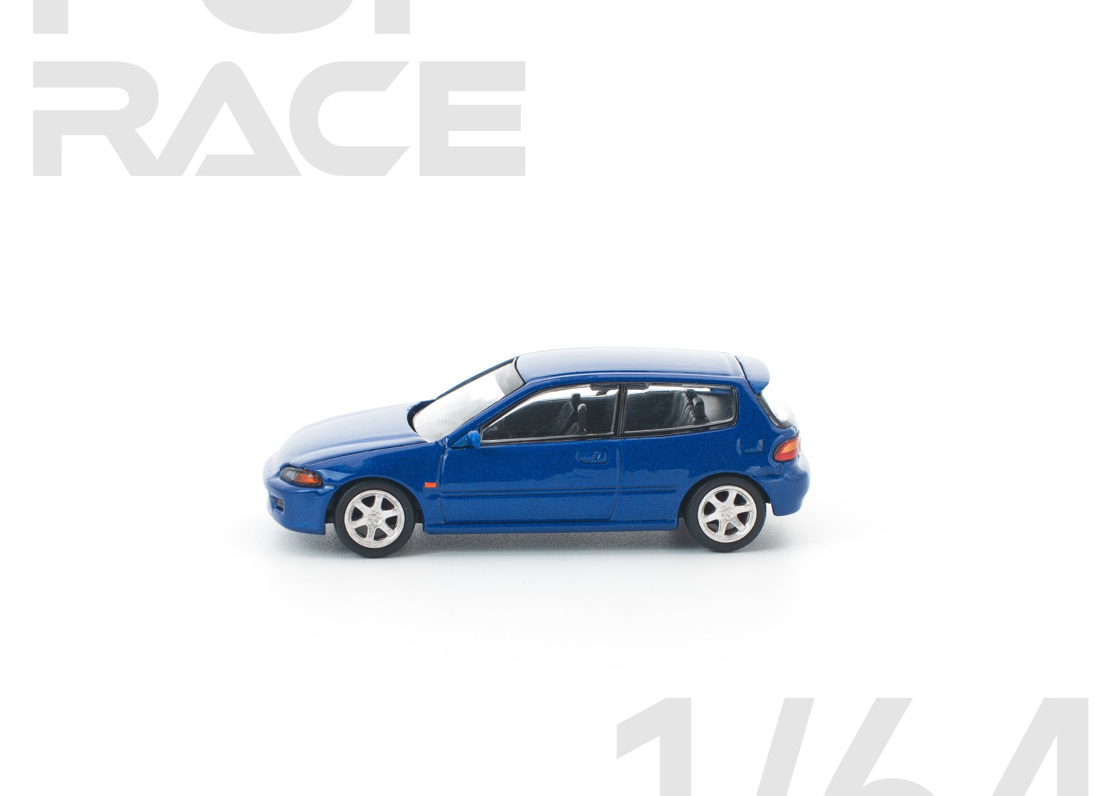 (Pre-order) POPRACE 1/64 HONDA CIVIC (EG6) CAPTIVA BLUE Model Car #PR640475