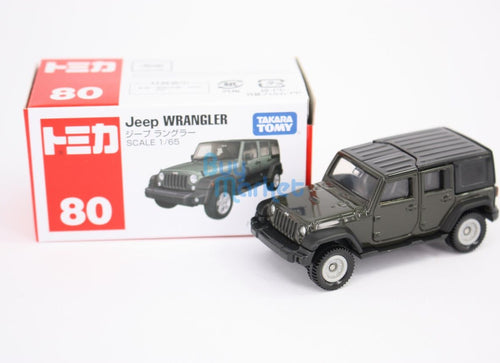 Load image into Gallery viewer, Takara Tomica Tomy #80 Jeep WRANGLER Black Scale 1/65 Diecast Toy Car
