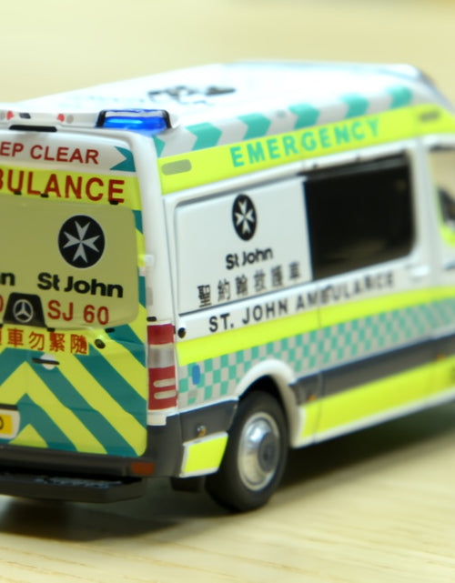 Load image into Gallery viewer, Tiny City 1/76 #166 Mercedes-Benz Sprinter St.John Ambulance (SJ60) Model Car
