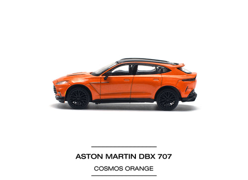 Load image into Gallery viewer, POPRACE 1/64 ASTON MARTIN DBX 707 - COSMOS ORANGE Model Car
