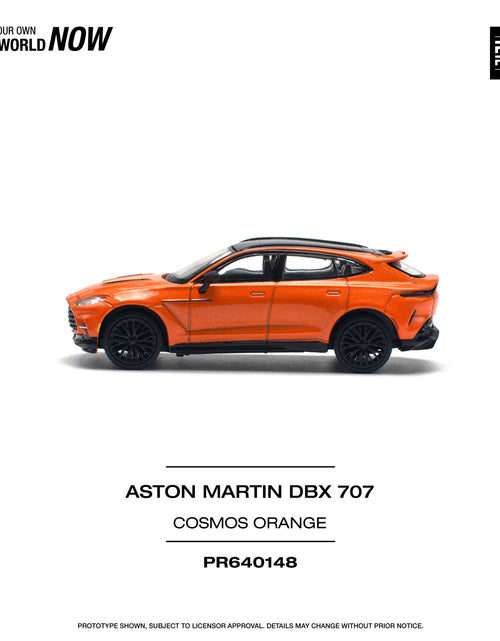 Load image into Gallery viewer, POPRACE 1/64 ASTON MARTIN DBX 707 - COSMOS ORANGE Model Car

