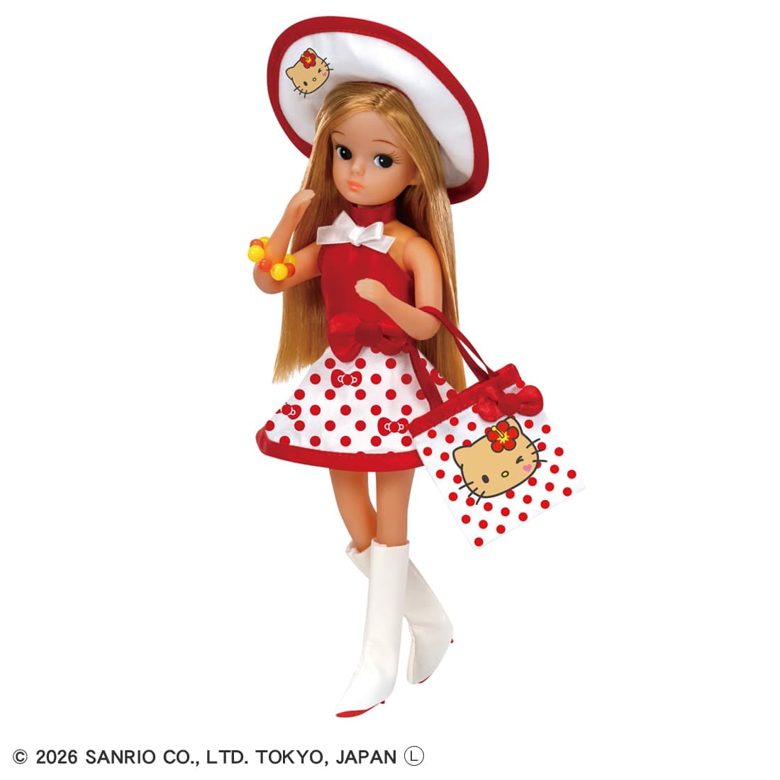 Takara Tomy Licca-chan Retro Licca Sun-tanned Kitty on Vacation Doll Set