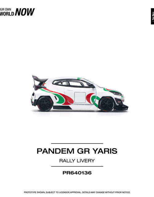 Load image into Gallery viewer, POPRACE 1/64 PANDEM GR YARIS - RALLY LIVERY Model Car
