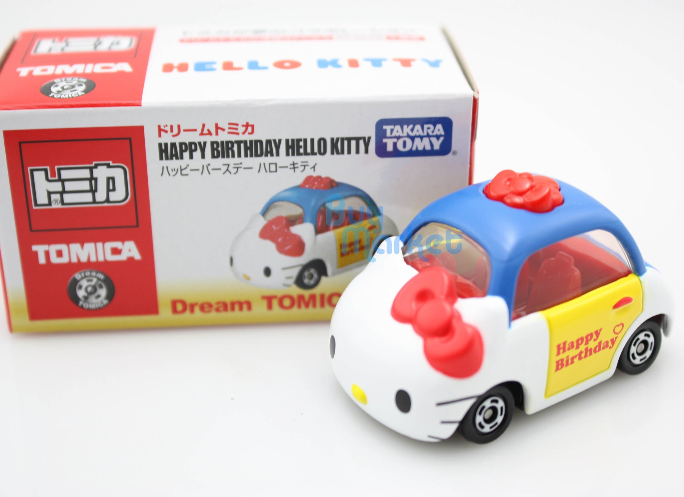 Takara Tomy Dream Tomica Hello Kitty Happy Birthday Asia Ver. Diecast Toy Car