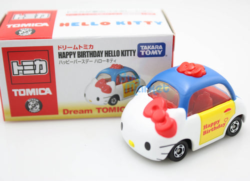Load image into Gallery viewer, Takara Tomy Dream Tomica Hello Kitty Happy Birthday Asia Ver. Diecast Toy Car
