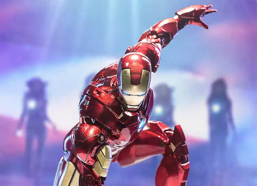 Load image into Gallery viewer, ZD Toys Marvel Avengers 1/10 Iron Man MK4 Action Figure with Lighting Function
