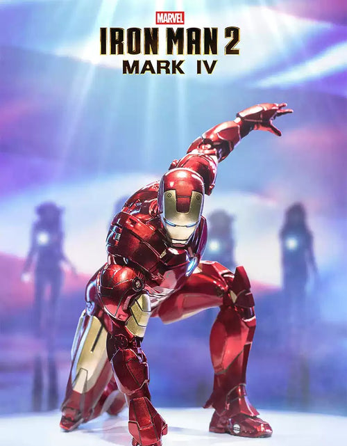 Load image into Gallery viewer, ZD Toys Marvel Avengers 1/10 Iron Man MK4 Action Figure with Lighting Function
