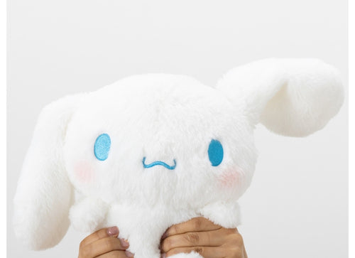 Load image into Gallery viewer, Takara Tomy Arts Soft Plush Toy - Pyokorin Cinnamoroll W290 x H270 x D190mm
