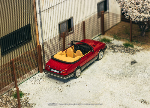 Load image into Gallery viewer, Tarmac Works 1/64 Saab 900 Turbo Convertible Red Diecast Model Car
