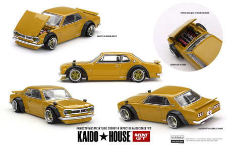 (Pre-order) Kaidohouse x MINI GT Nissan Skyline 2000 GT-R(KPGC10) KaidoStreet V2