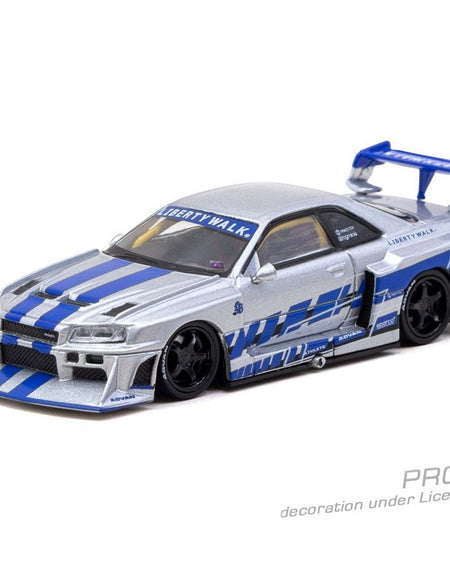 (Pre-order) Tarmac Works 1/64 LB-ER34 Super Silhouette SKYLINE MGMINI Diecast