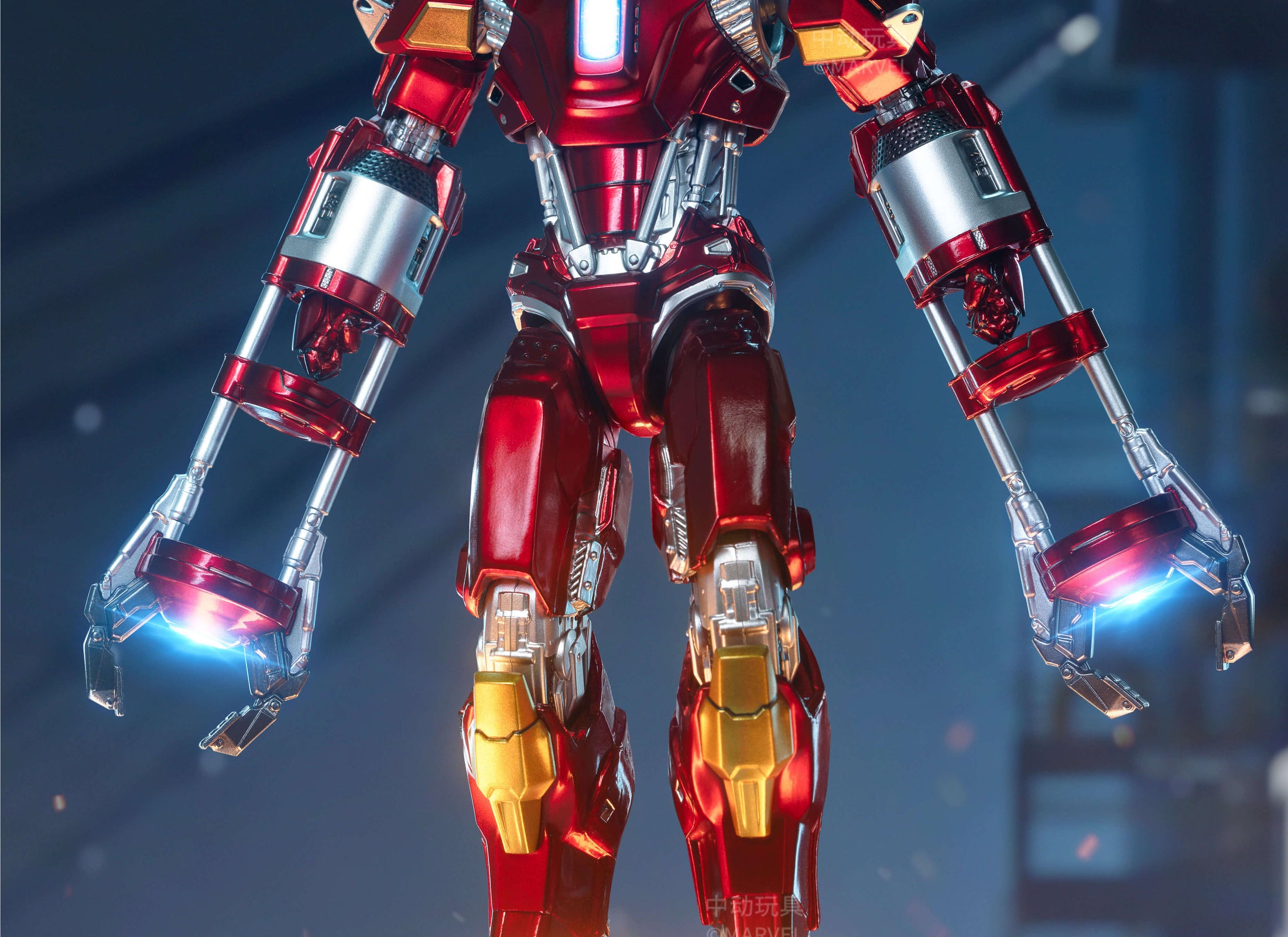 ZD Toys Marvel Avengers 1/10 Iron Man MK35 Action Figure Set
