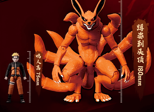 Load image into Gallery viewer, Blokees Legend Edition Naruto Shippuden AE01 Nine Tails Kurama Model Kit

