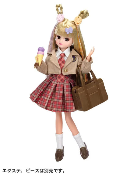 Takara Tomy Clothes Licca Hair Extensions Licca-chan Dress Set After School