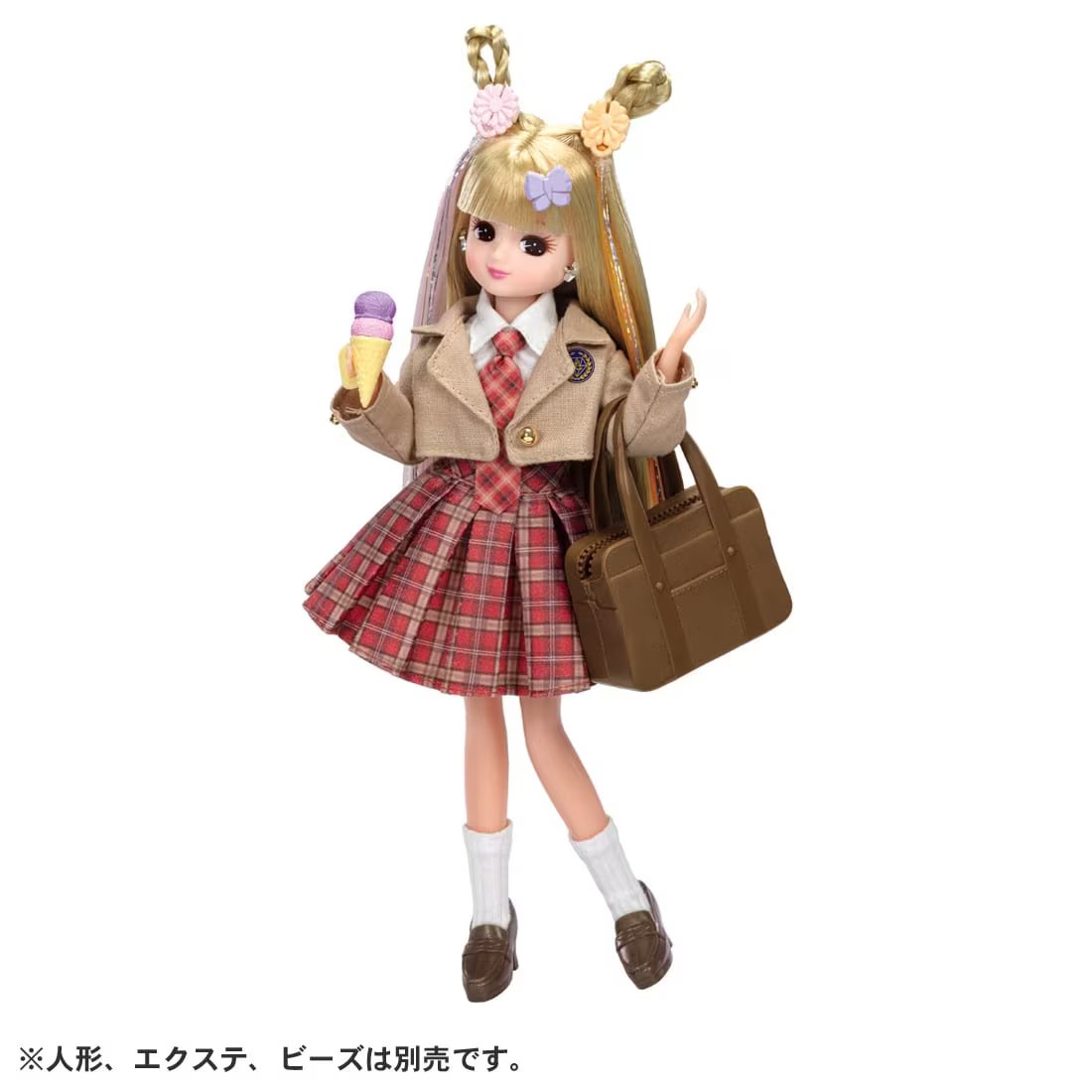 Takara Tomy Clothes Licca Hair Extensions Licca-chan Dress Set After School