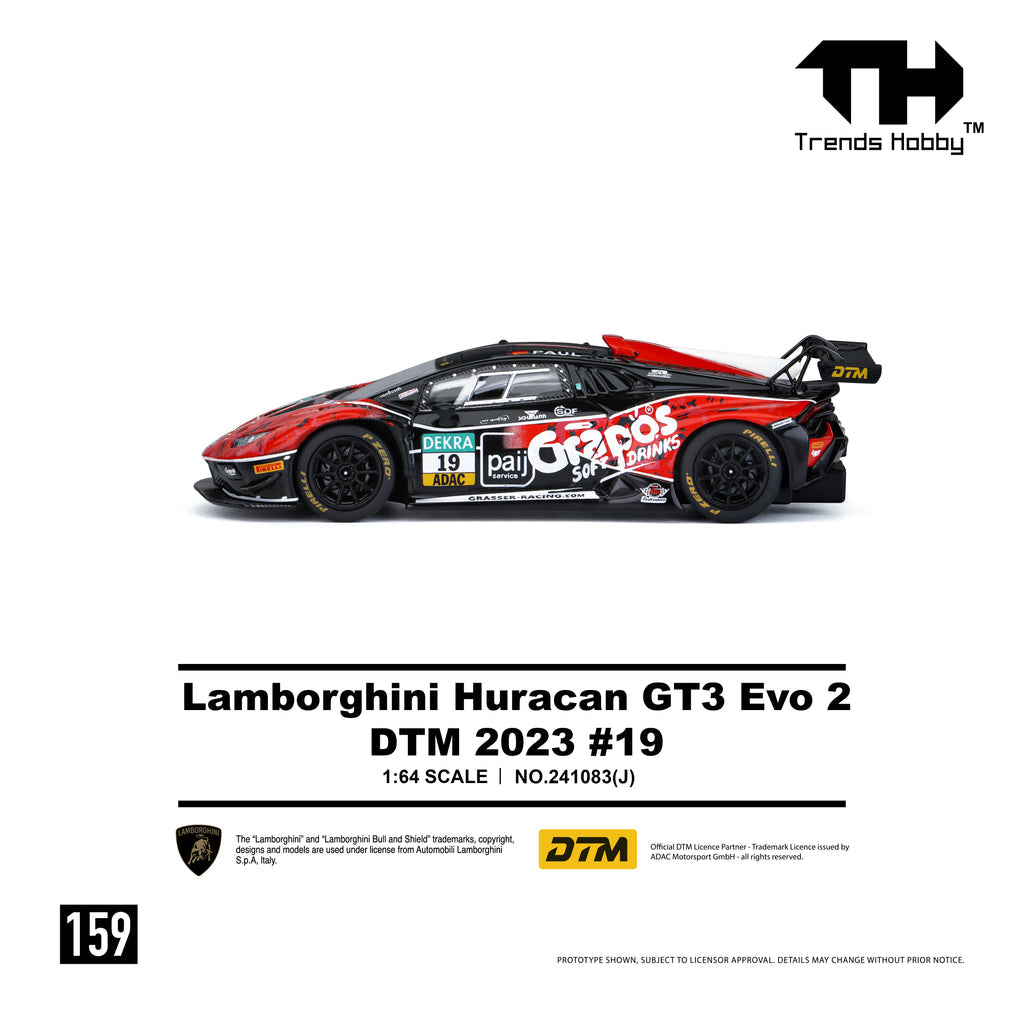 (Pre-order) Trends Hobby 1/64 - #241083(J) Lamborghini Huracan GT3 EVO2 DTM  #19