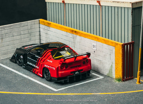 Load image into Gallery viewer, Tarmac Works 1/43 LB-ER34 Super Silhouette SKYLINE ADVAN Model Car
