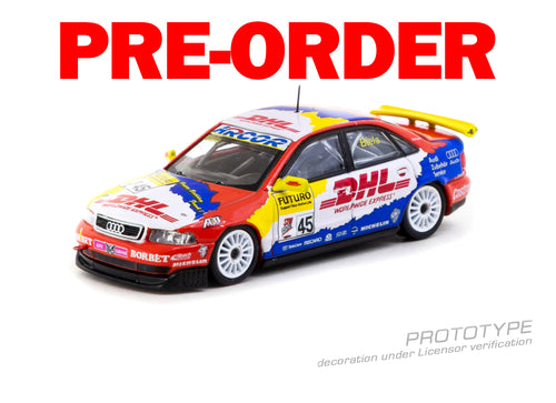 Load image into Gallery viewer, (Pre-order) Tarmac Works 1/64 Audi A4 Quattro Super Tourenwagen Cup 1998 Frank
