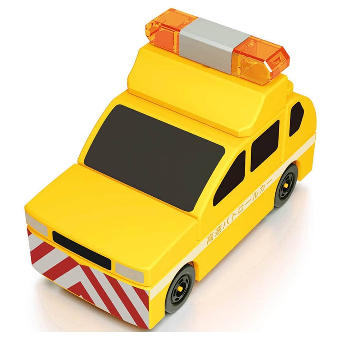Takara Tomy Tomica Plarail Block Highway Patrol Car Block Set