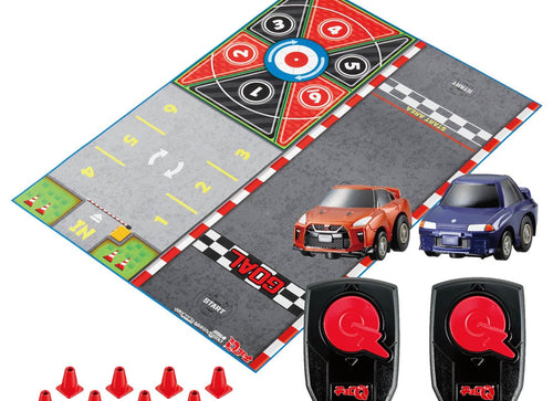 Load image into Gallery viewer, Takara Tomy Tomica ChoroQ Pull Back car PlaySet A - Ultimate Vs. Set/Nissan
