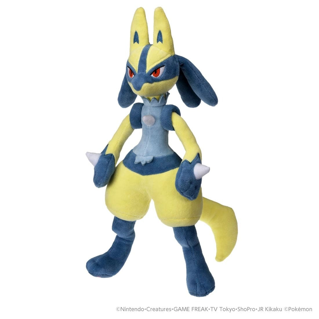 Takara Tomy Pokemon Pocket Monster Soft Plush Toy Yellow Lucario