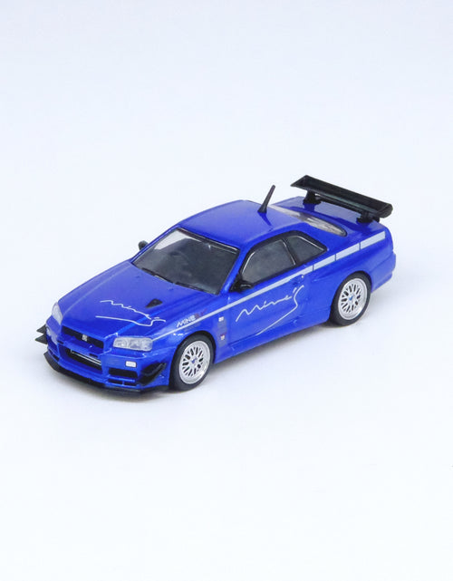 Load image into Gallery viewer, INNO64 MODEL 1/64 NISSAN SKYLINE GT-R (R34) V-SPEC Tuned by &quot;MINE&#39;S&quot;
