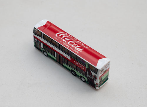 Load image into Gallery viewer, Tiny City Die-cast Model Car 1/110 Centroliner Bus Coca-Cola
