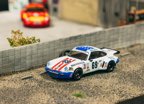 Load image into Gallery viewer, (Pre-order) Tarmac Works 1/64 Porsche 911 Carrera RSR 3.0 24h Le Mans 1975 #69
