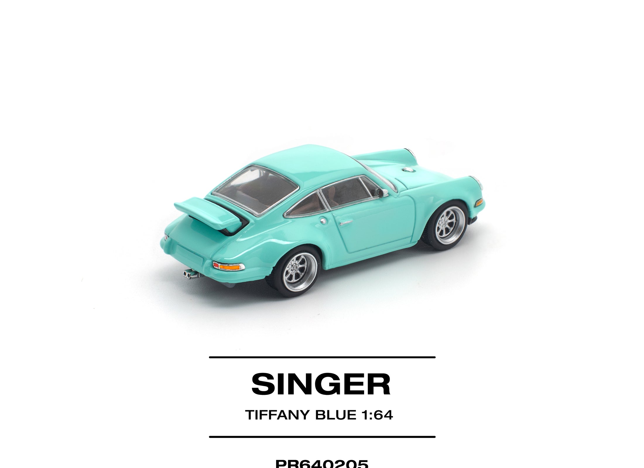 (Pre-order) POPRACE 1/64 SINGER 964  BLUE Diecast Model Car