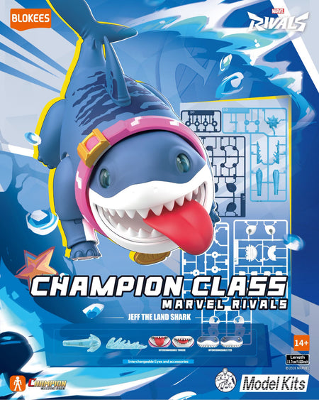 Blokees Marvel Rivals Champion Class Jeff The Land Shark Model Kit Action Figure