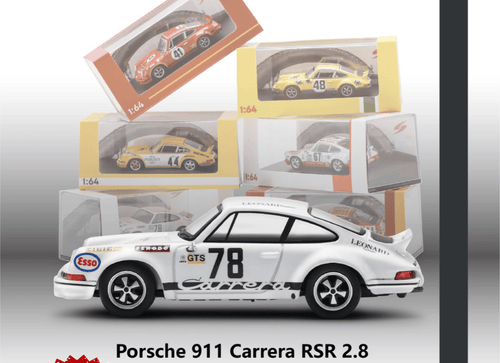 Load image into Gallery viewer, (Pre-order) Sparky 1/64 - Porsche 911 Carrera RSR 2.8 No.78 Le Mans 1973
