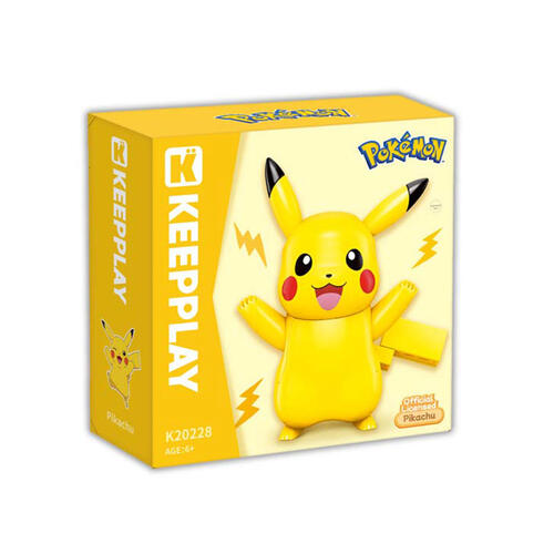 Qman Keeppley Pikachu Roundy Kuppy Building Block Set Toy Packs (Pokémon)