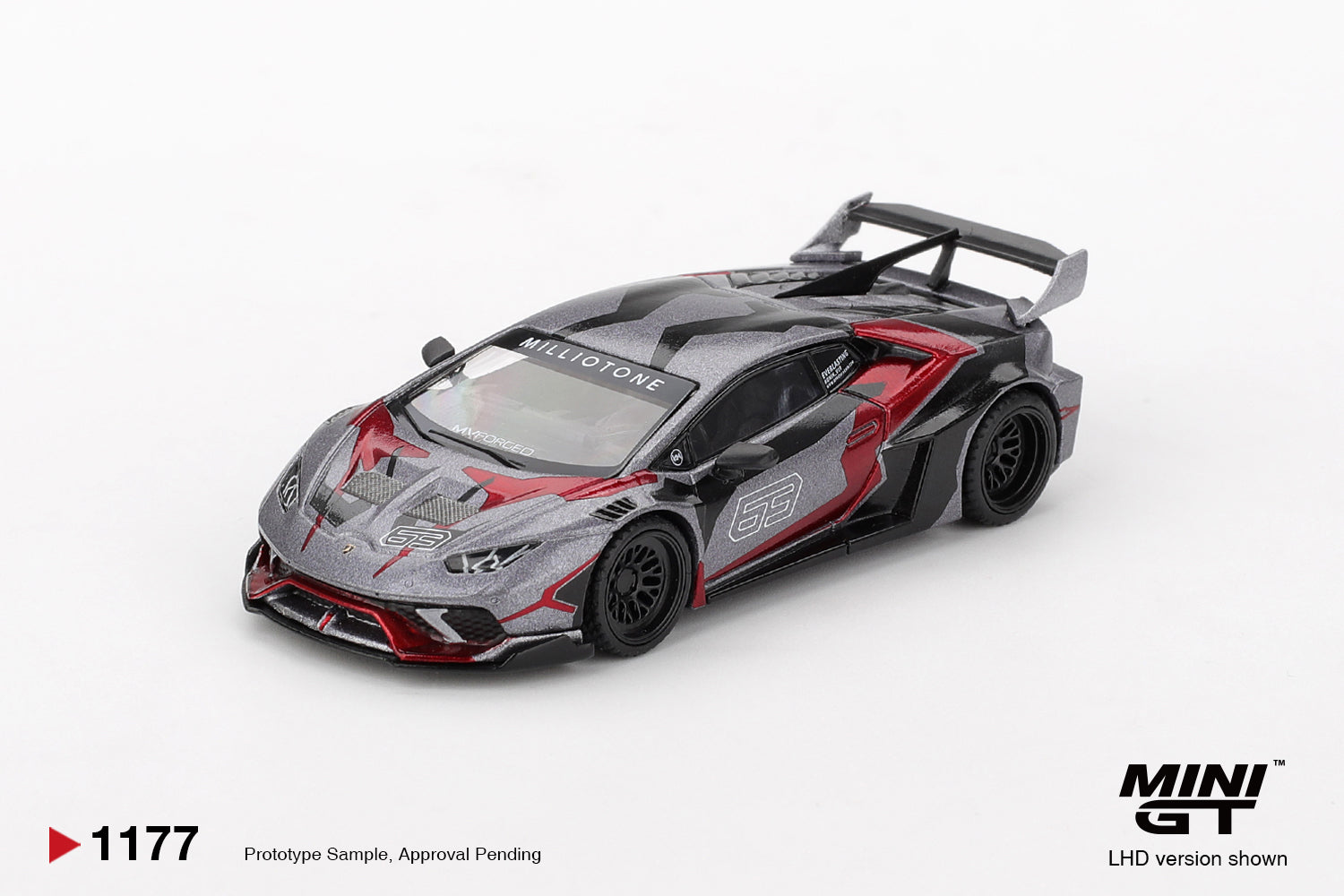 (Pre-order) MINI GT #1177 LB WORKS Lamborghini Huracán GT RONIN Diecast Model