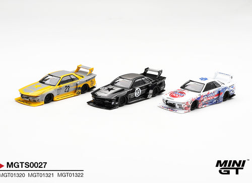 Load image into Gallery viewer, (Pre-order) Mini GT INOZETEK x Liberty Walk R32 Set 2026 Show Edition Car Set
