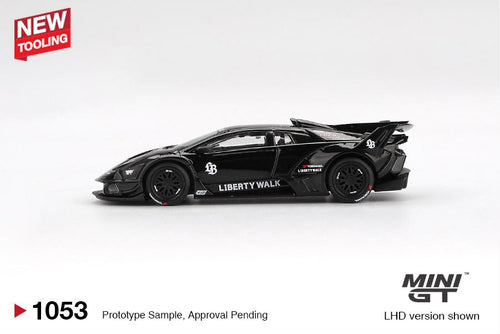 Load image into Gallery viewer, MINI GT #1053 Lamborghini LB-Silhouette WORKS MURCIELAGO GT Evo Black
