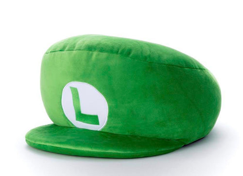 Load image into Gallery viewer, Takara Tomy Mario Soft Plush Toy - Mocchi Game Style Luigi's Hat
