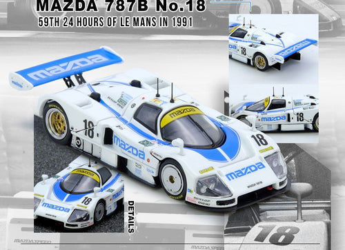 Load image into Gallery viewer, (Pre-order) INNO64 1/64 MAZDA 787B No.18  59th 24 Hours Le Mans 1991 Diecast Car
