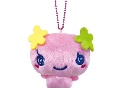 Load image into Gallery viewer, Bandai CHIBI PLUSH MASCOT TAMAGOTCHI FLOWERTCHI Keychain

