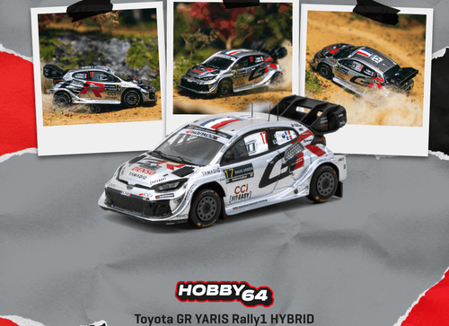 Load image into Gallery viewer, (Pre-order) Tarmac Works 1/64 Toyota GR YARIS Rally1 HYBRID Rally Saudi Arabia
