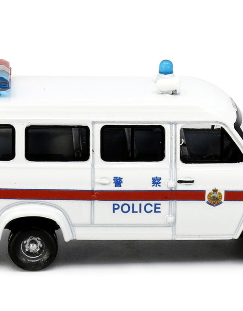 Load image into Gallery viewer, Tiny City 184 Die-cast Model Car - 1980&#39;s Police Van White (AM8476)
