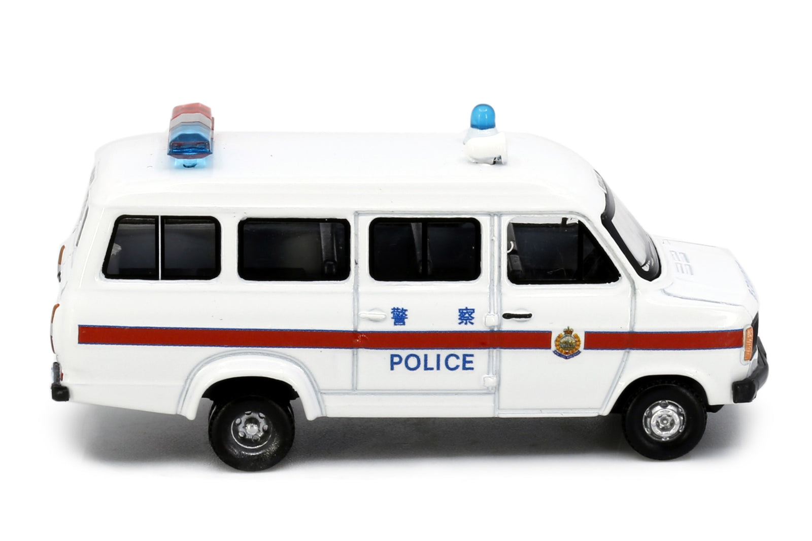 Tiny City 184 Die-cast Model Car - 1980's Police Van White (AM8476)