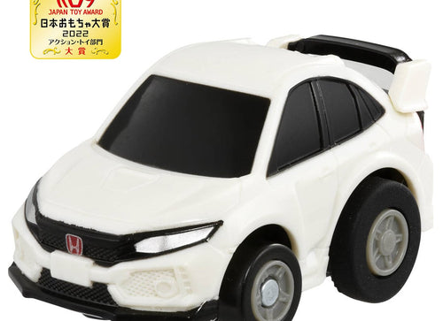 Load image into Gallery viewer, Takara Tomy Tomica ChoroQ Pull Back Diecast :e-05 Honda Civic Type R (FK8) (1st)
