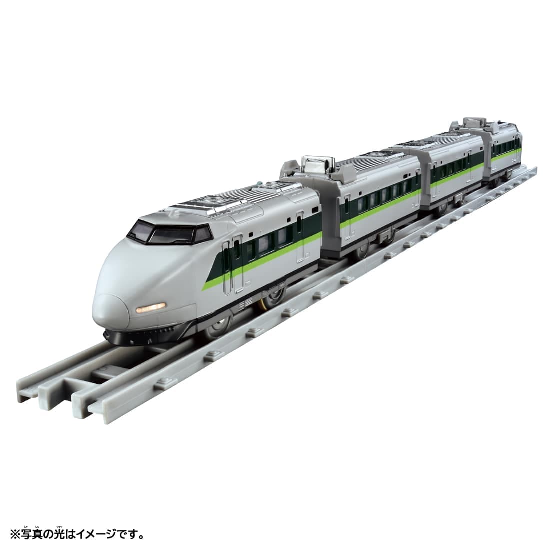 Takara Tomy PLARAIL Real Class 100 Series Sanyo Shinkansen Fresh Green has Light